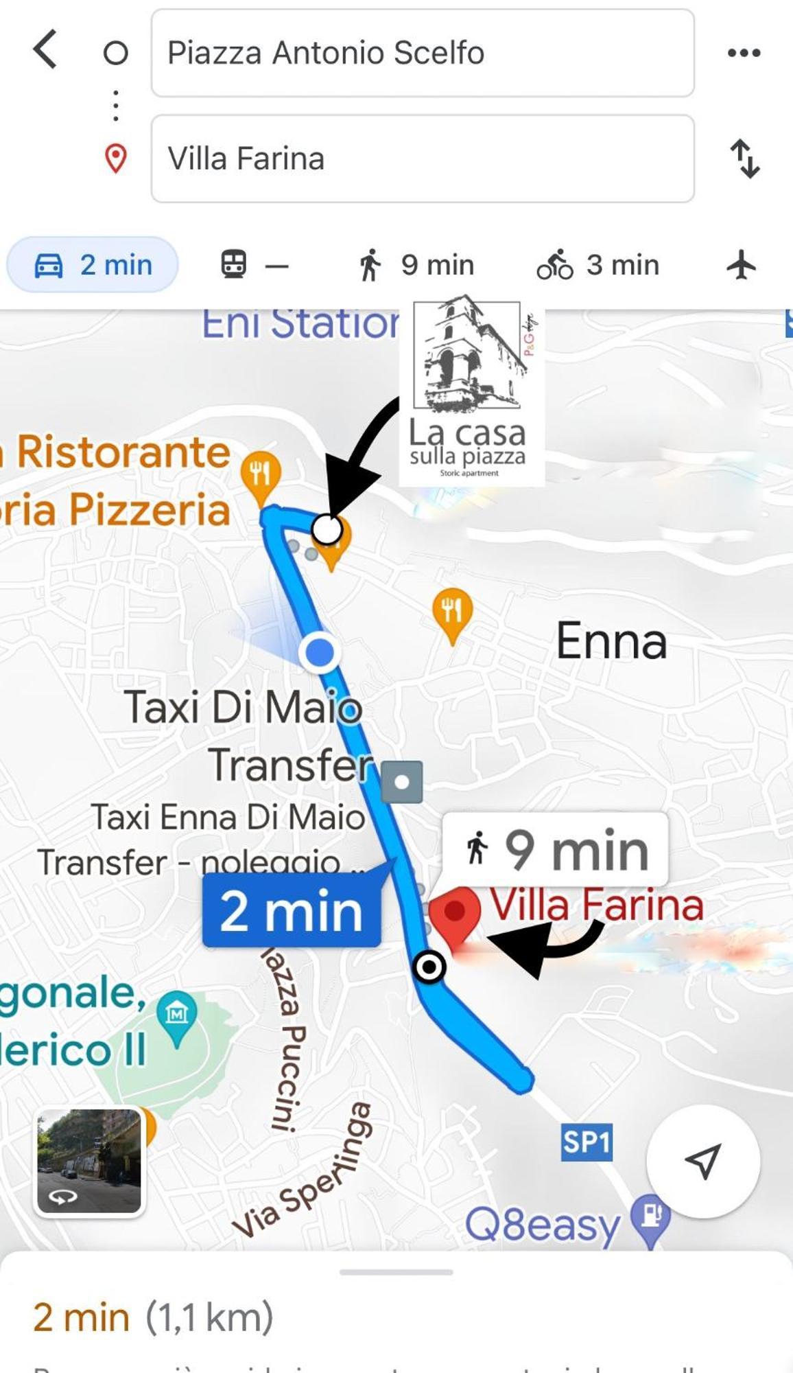 La Casa Sulla Piazza Lejlighed Enna Eksteriør billede